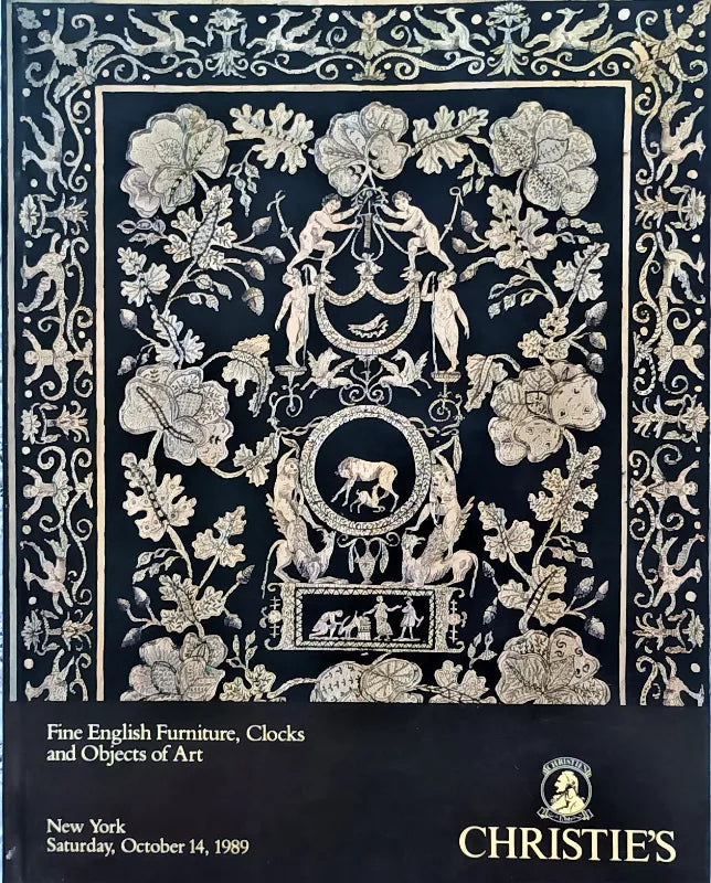 Christie's ~ Furniture, Clocks & Objects of Art ~ New York ~ 14. 10. 1989