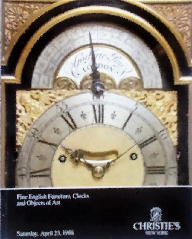 Christie's ~ Furniture, Clocks & W.O.A. ~ New York ~ 23. 04. 1988