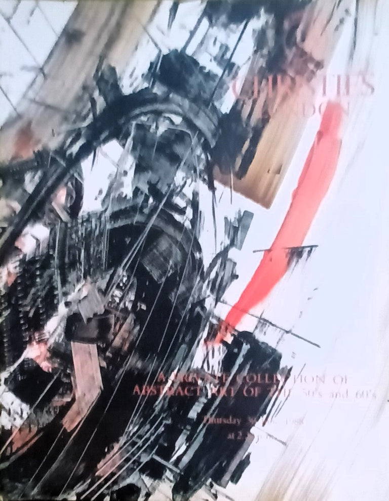 Christie's ~ Abstract Art of the 50's and 60's ~ London ~ 30. 06. 1988