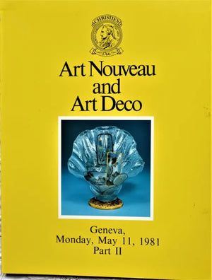 Christie's ~ Art Nouveau & Art Deco ~ Part II ~ Geneva ~ 11. 05. 1981