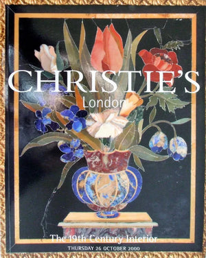 Christie's ~ The 19th Century Interior ~ London ~ 26. 10. 2000