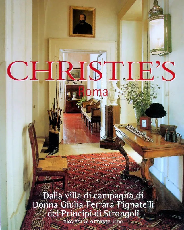 Christie's ~ Donna Giulia Ferrara Pignatelli ~ Roma ~ 26.10.2000