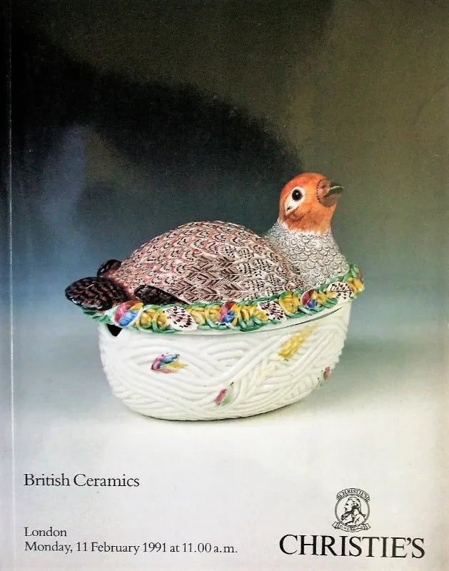 Christie's ~ British Ceramics ~ London ~ 11. 02. 1991
