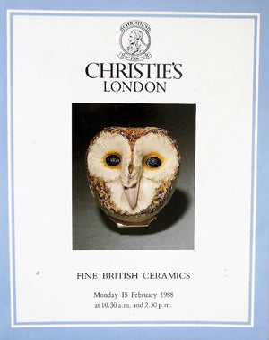 Christie's ~ British Ceramics ~ London ~ 15. 02. 1988