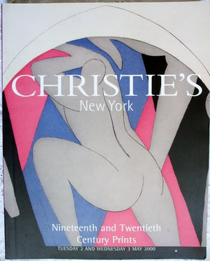 Christie's ~ Nineteenth and Twentieth Century Prints ~ New York ~ 02. - 03. 05. 2000