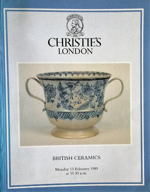 Christie's ~ British Ceramics ~ London ~ 13. 02. 1989