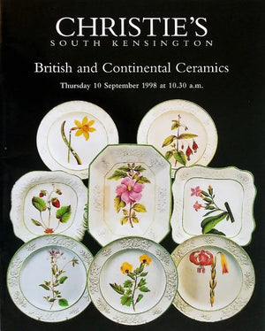 Christie's ~ European Ceramics ~ London ~ 10. 09. 1998