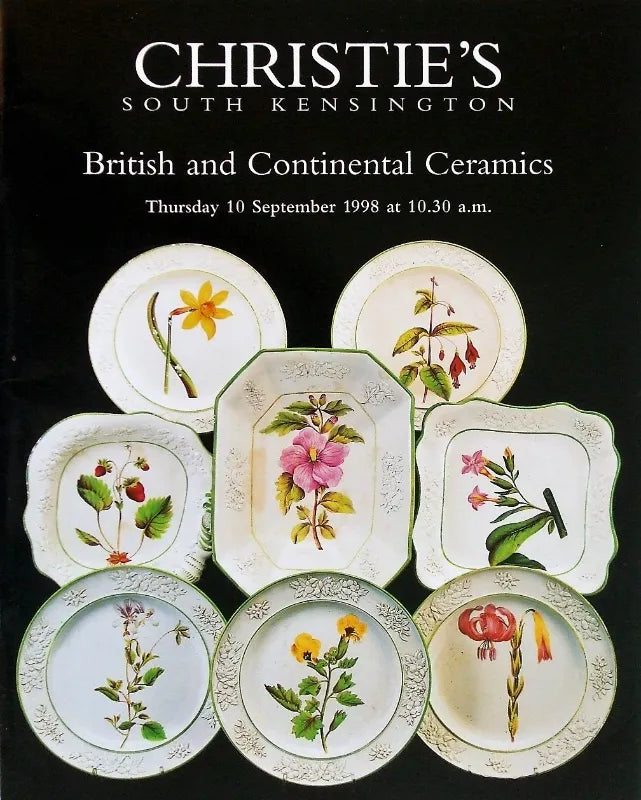 Christie's ~ European Ceramics ~ London ~ 10. 09. 1998