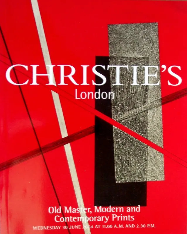 Christie's ~ Old Master & Modern Prints ~ London ~ 30. 06. 2004