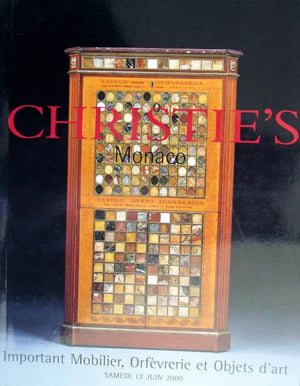 Christie's ~ Mobilier, Orfeverie, et W.O.A. ~ Monaco ~ 17.06.2000