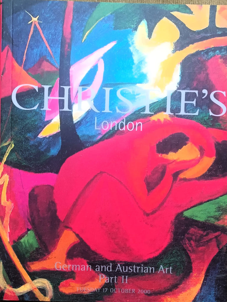 Christie's ~ German and Austrian Art 2000 ~ London ~ 17. 10. 2000