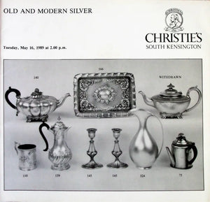 Christie's ~ Old & Modern Silver ~ London ~ 16. 05. 1989