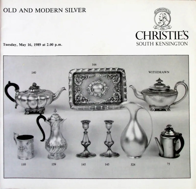 Christie's ~ Old & Modern Silver ~ London ~ 16. 05. 1989