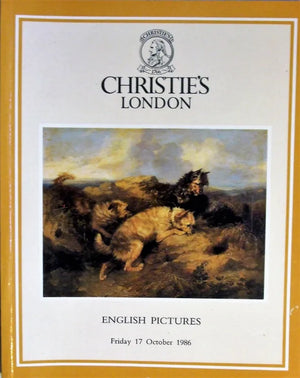 Christie's ~ English Pictures ~ London ~ 17. 10. 1986