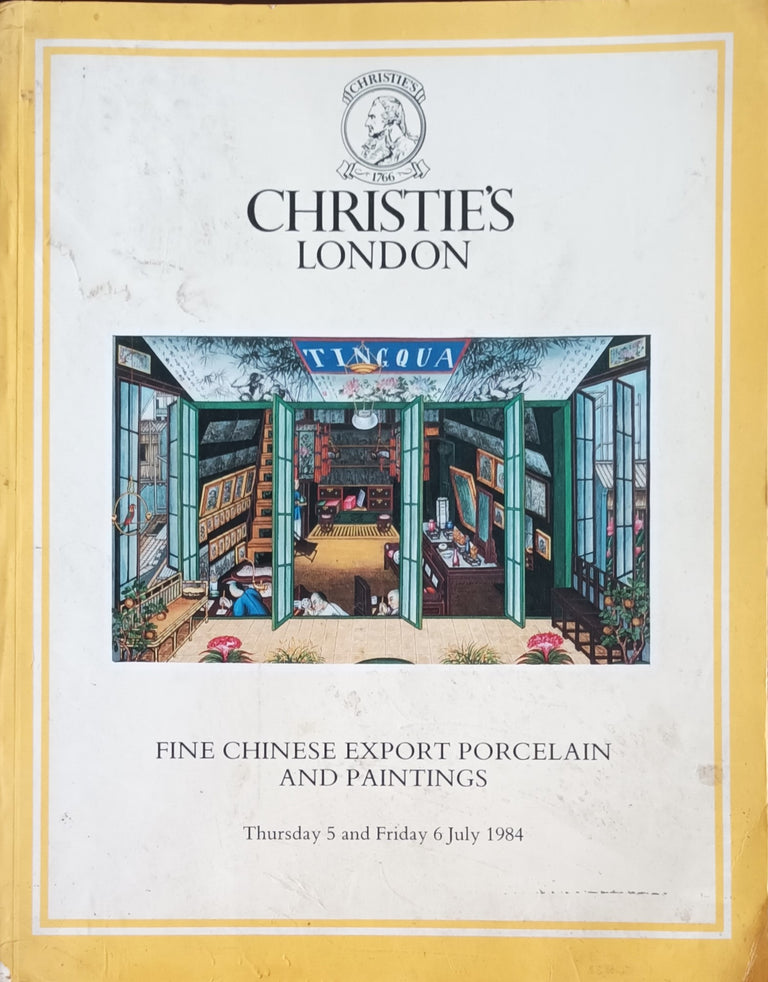 Christie's ~ Chinese Porcelain and Paintings ~ London ~ 05. & 06. 07. 1984
