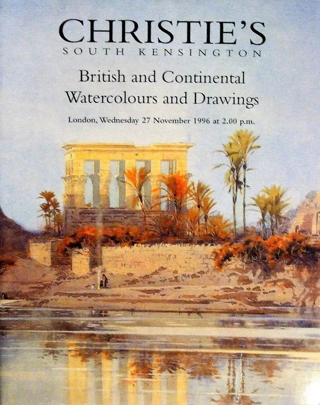 Christie's ~ Watercolours & Drawings ~ London ~ 27. 11. 1996