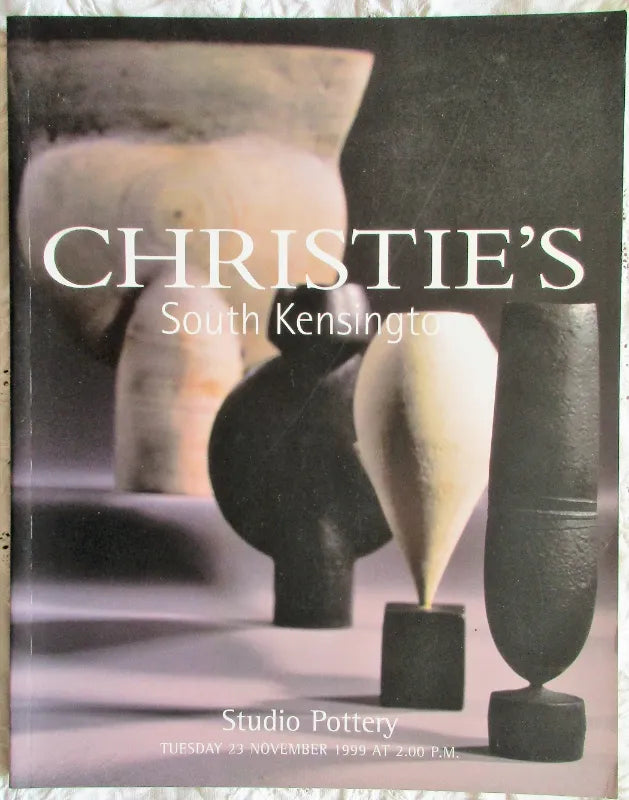 Christie's ~ Studio Pottery ~ London ~ 23. 11. 1999