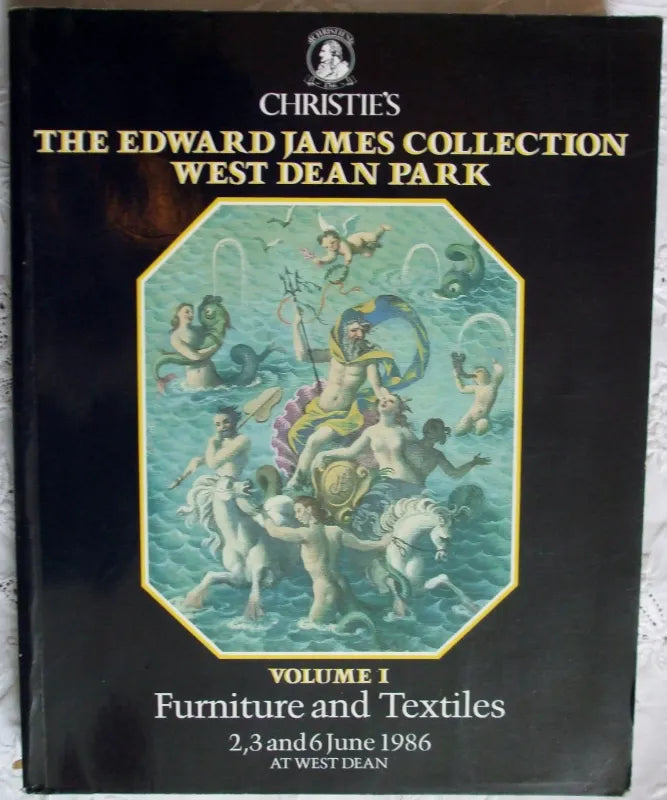 C The Edward James Collection Vol. I Furniture And Textiles WDP 02.-03. and 06. 06. 1986