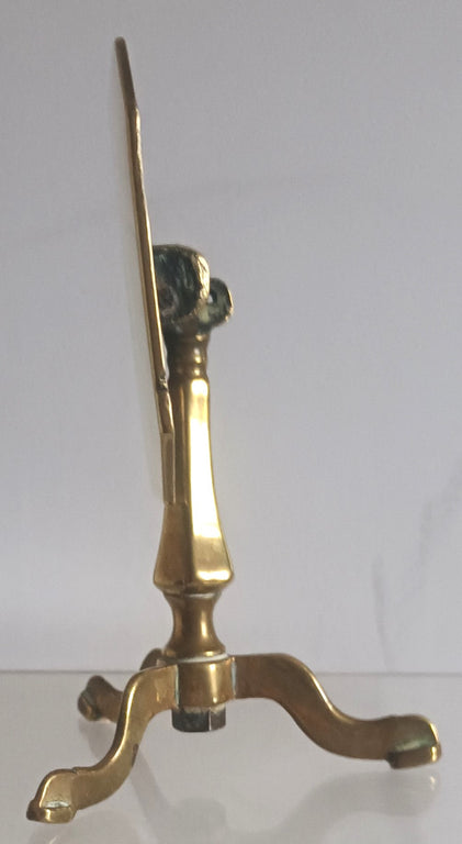 Antique English Georgian Brass Candle Reflector