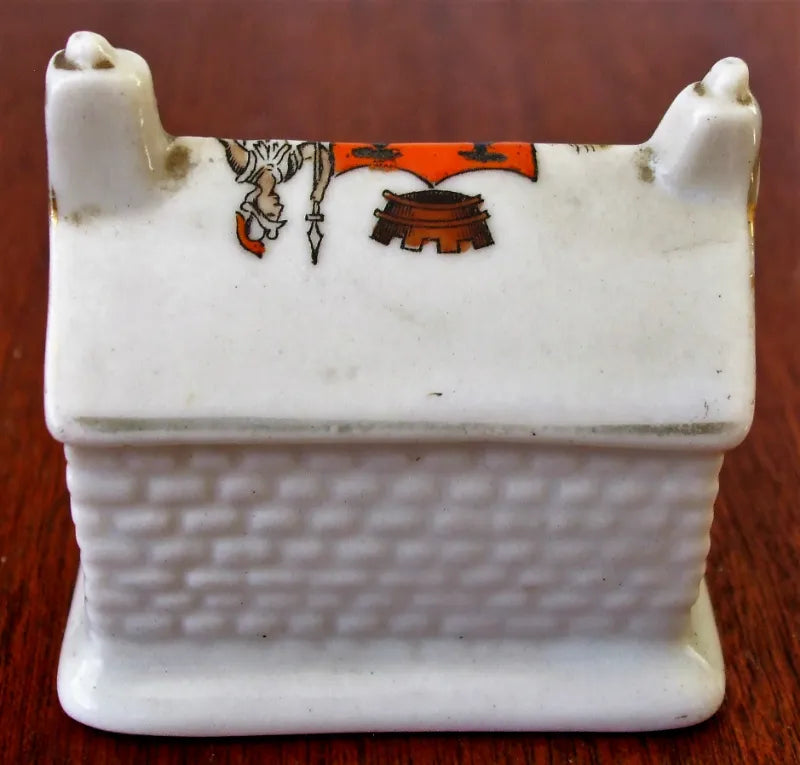 Antique Carlton China ~ Crested Ware Cottage ~ Stourbridge