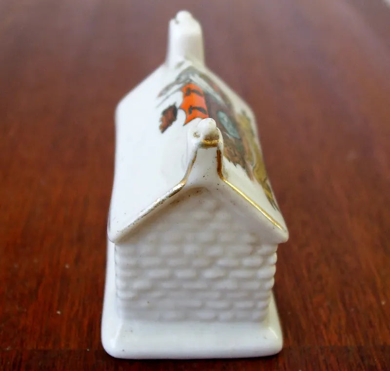 Antique Carlton China ~ Crested Ware Cottage ~ Stourbridge