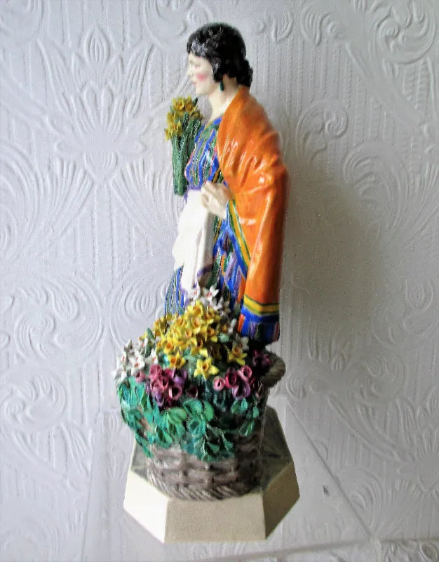 Antique English Studio Pottery Figurine ~ 