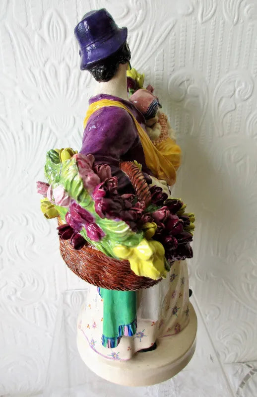 Antique Studio Pottery Figurine ~ 