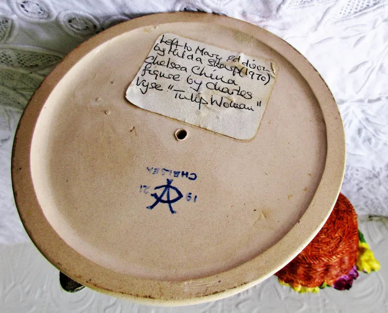 Antique Studio Pottery Figurine ~ 