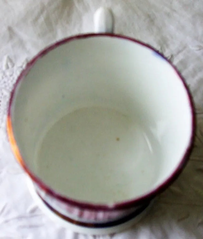 Antique Victorian Gaudy Welsh 