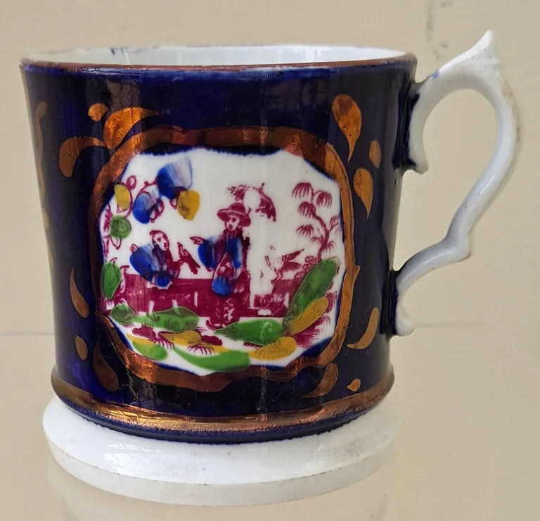 Antique Victorian Gaudy Welsh 