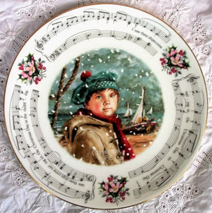 Royal Doulton Porcelain "Christmas Carols" Plate 1986