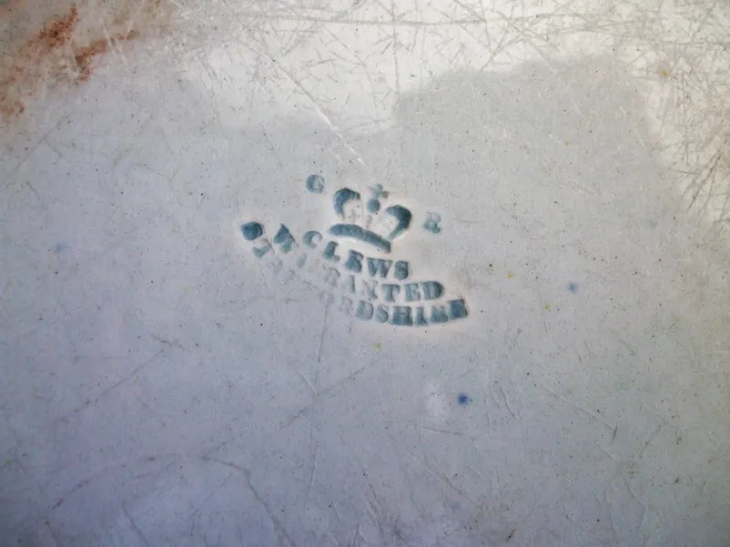 Antique Georgian Blue & White Transfer 