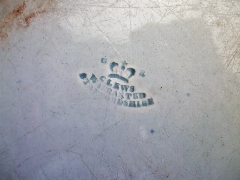 Antique Georgian Blue & White Transfer 