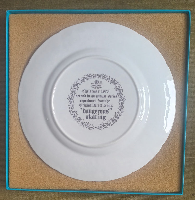 Coalport Bone China Christmas Plate 1977