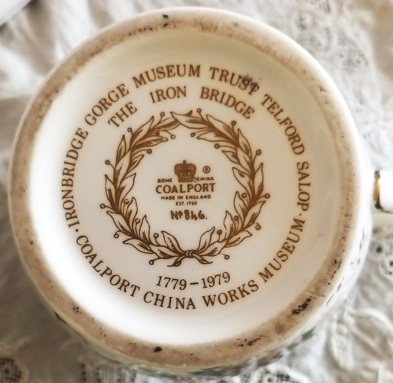 Coalport Ironbridge Bicentenary Jug 1g