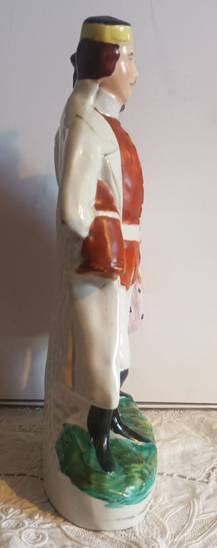 Antique Victorian Staffordshire Figure ~ 