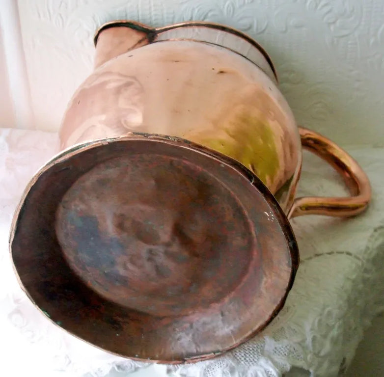 Antique English Georgian 12 Pint Copper Jug