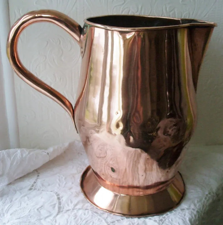 Antique English Georgian 12 Pint Copper Jug