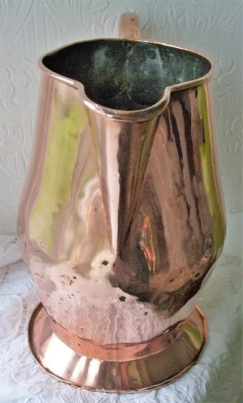 Antique English Georgian 12 Pint Copper Jug