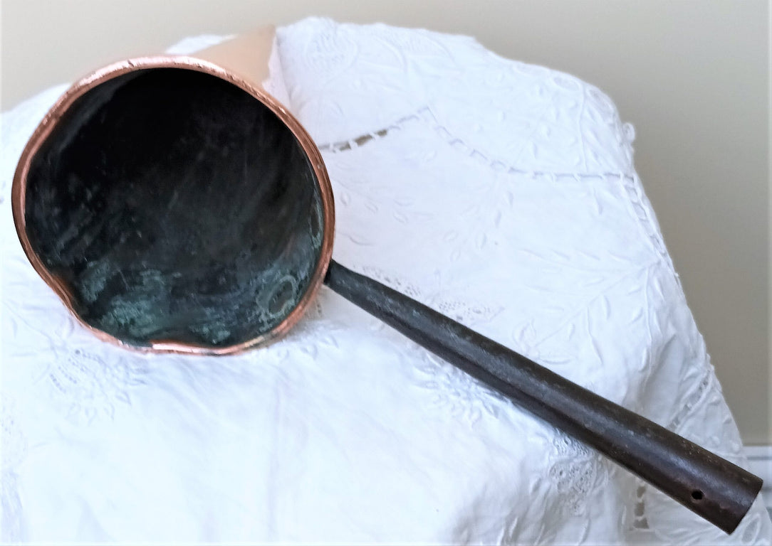 Antique English Georgian Copper Ale Mull