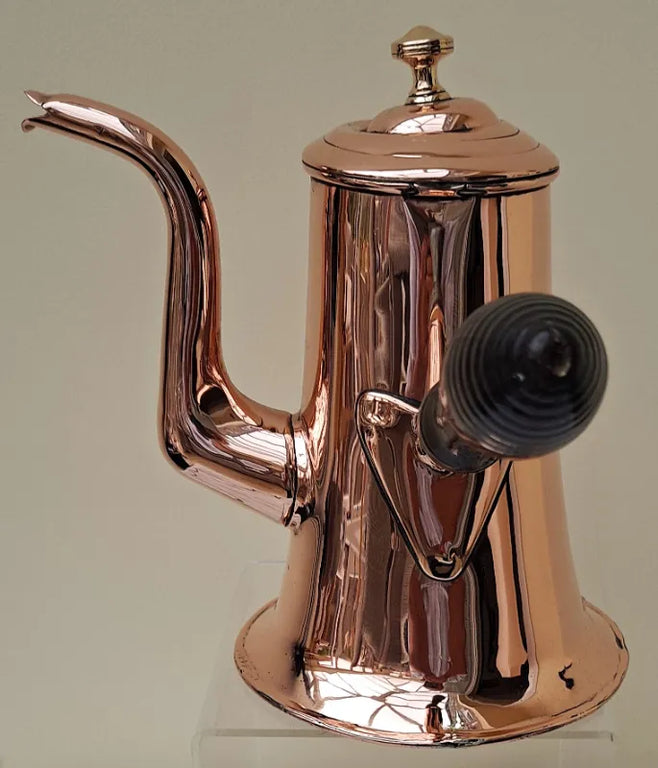Antique English Georgian Copper Coffee Pot