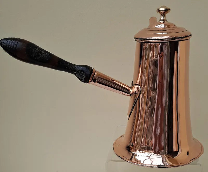 Antique English Georgian Copper Coffee Pot