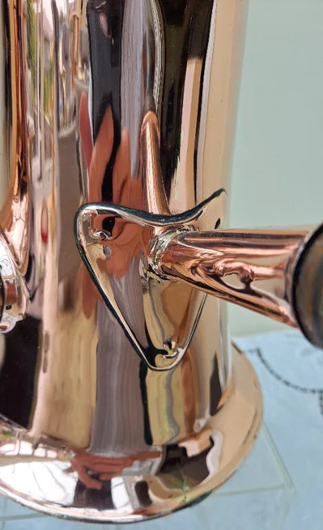 Antique English Georgian Copper Coffee Pot