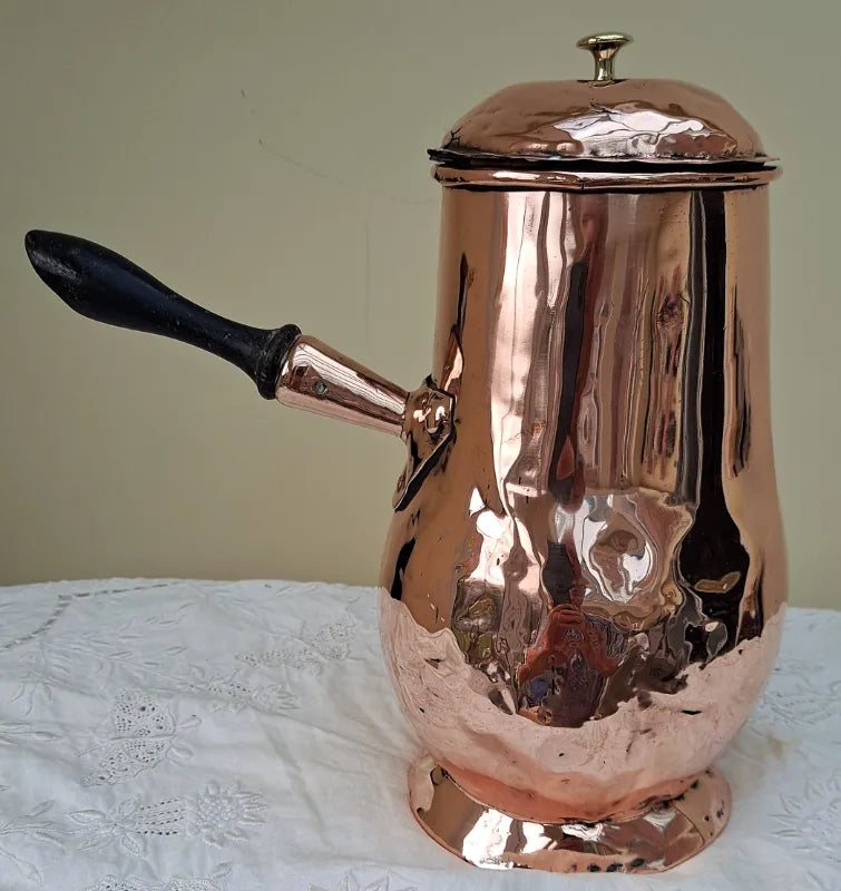 Antique English Georgian Copper Coffee Pot