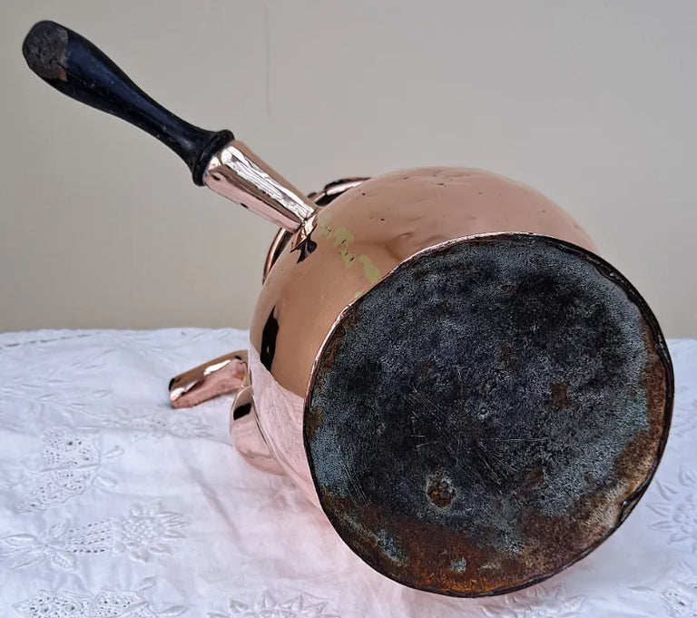 Antique English Georgian Copper Coffee Pot