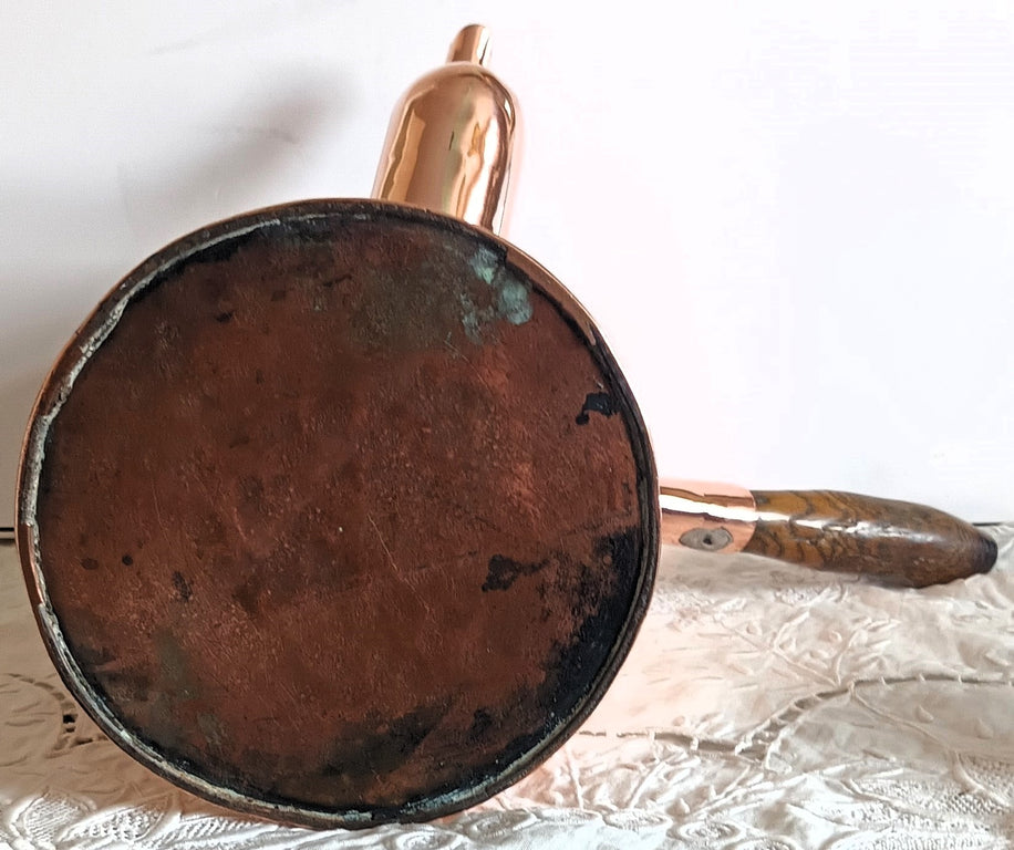 Antique English Georgian Copper Coffee Pot