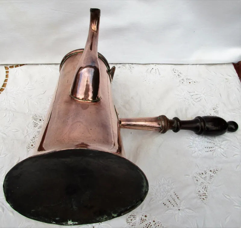 Antique English Georgian Copper Coffee Pot