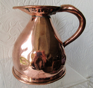 Copper Derby Pint Measure 1a