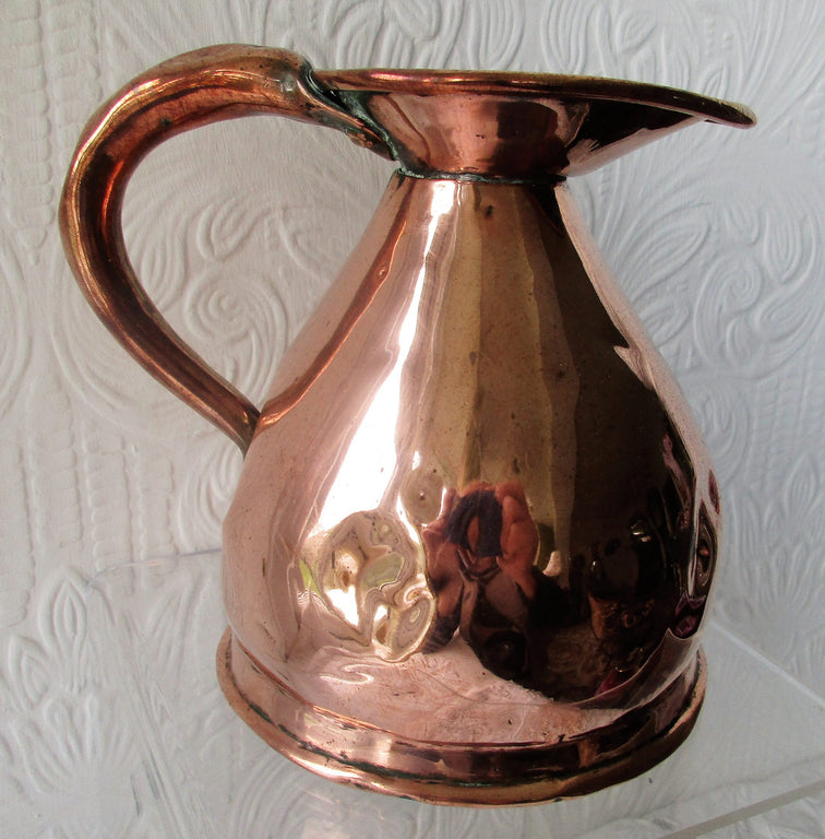 Copper Derby Pint Measure 1d
