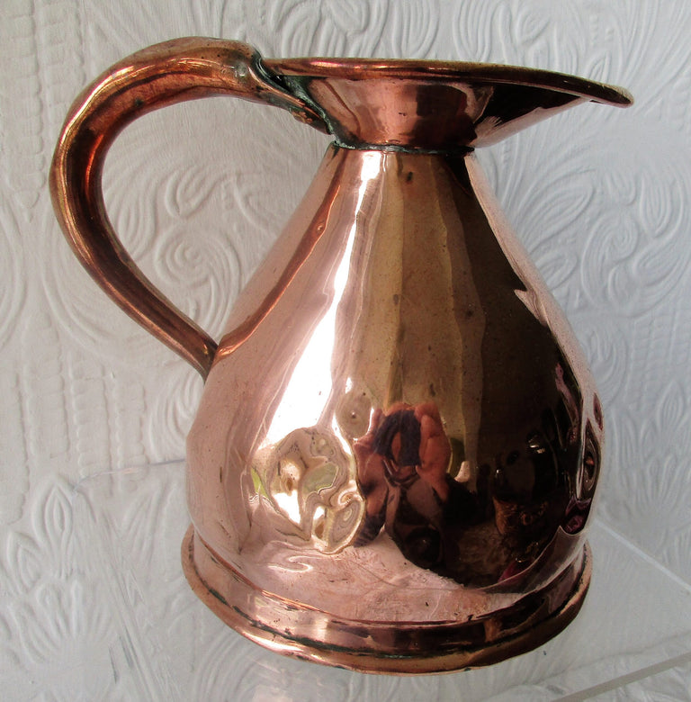 Copper Derby Pint Measure 1d